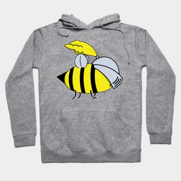 The Bee Knight Known As Sir Bumbly Hoodie by DMK